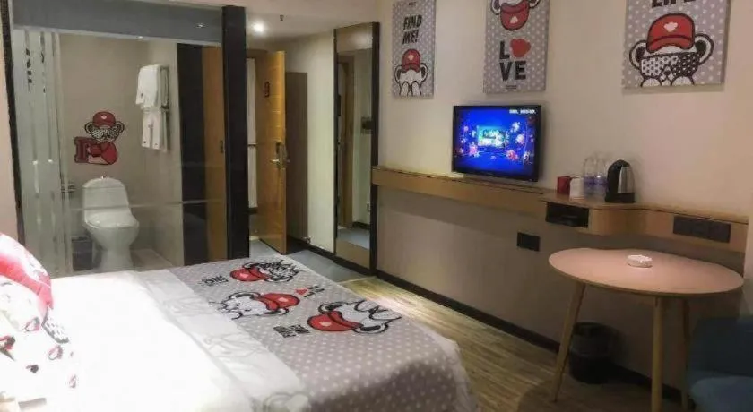 Bed in City Comfort Inn Guigang Tangren Street