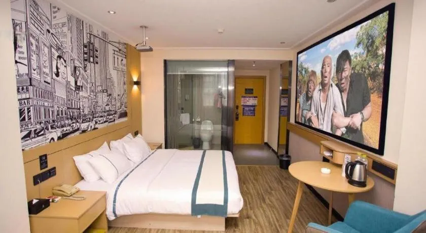 Bed in City Comfort Inn Guigang Tangren Street