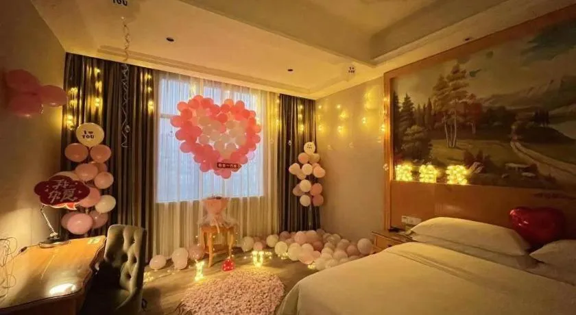 Bed in Vienna Hotel Shenzhen Longgang Dayun Center Branch