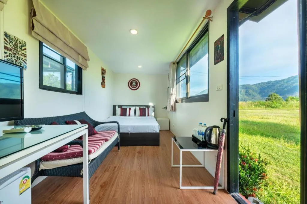 Bed in Lucerne Villa Resort