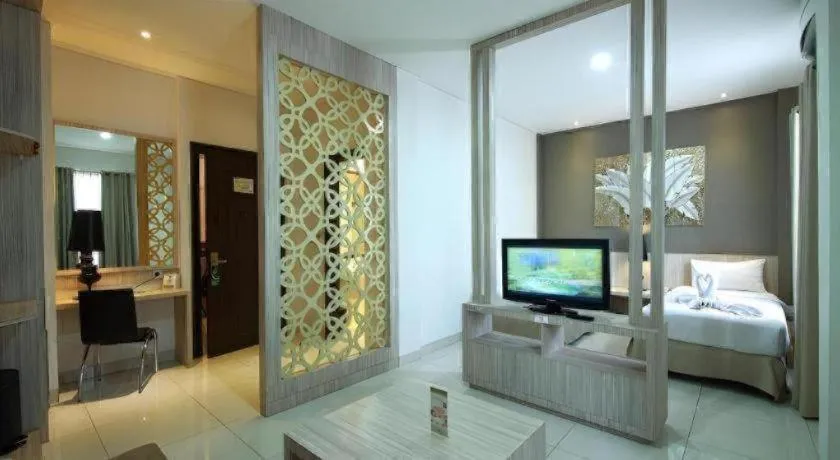 Bed in HW Hotel Padang