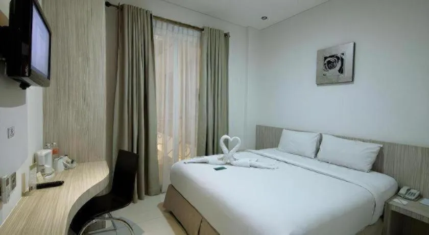 Bed in HW Hotel Padang