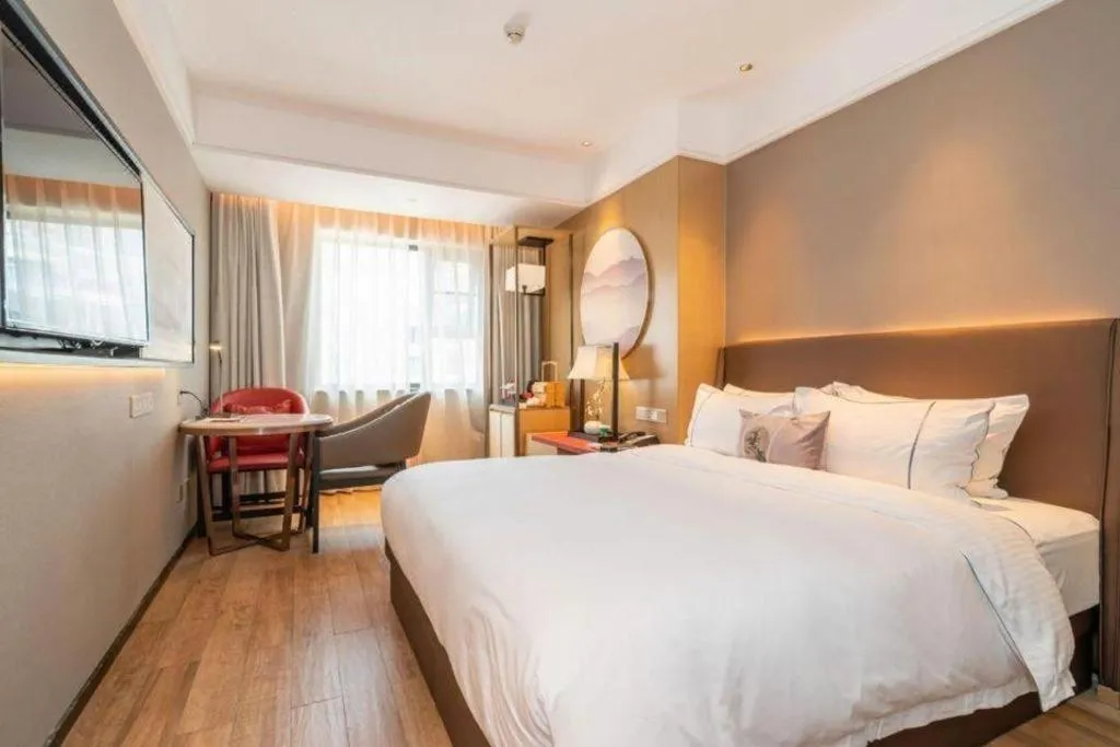 Bed in Echeng Hotel Xiamen Zhongshan Road