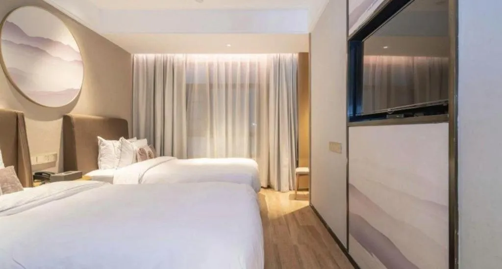 Bed in Echeng Hotel Xiamen Zhongshan Road