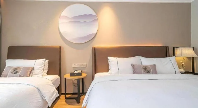 Bed in Echeng Hotel Xiamen Zhongshan Road