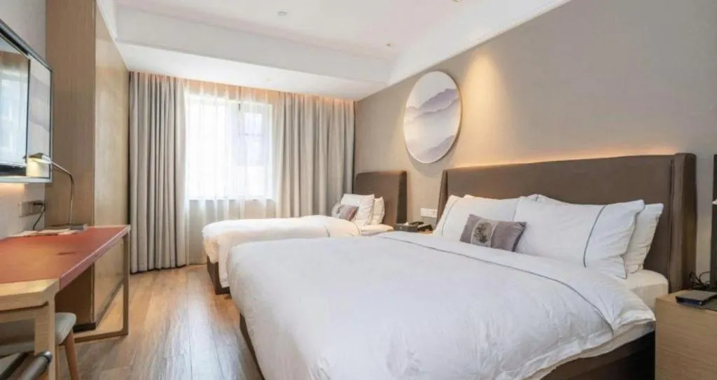 Bed in Echeng Hotel Xiamen Zhongshan Road