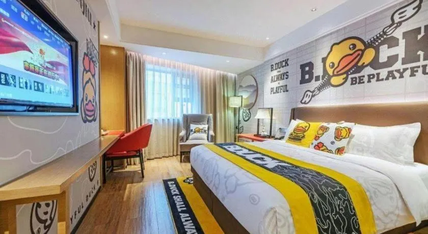 Bed in Echeng Hotel Xiamen Zhongshan Road