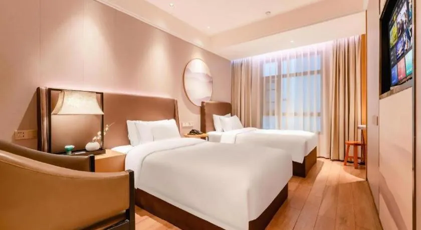 Bed in Echeng Hotel Xiamen Zhongshan Road