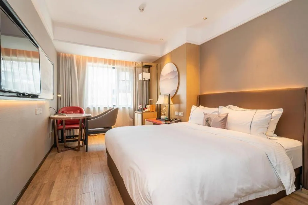 Bed in Echeng Hotel Xiamen Zhongshan Road