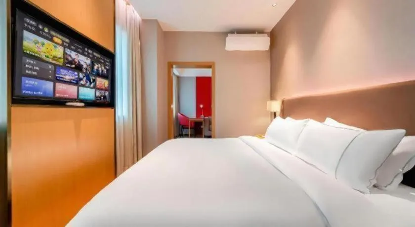 Bed in Echeng Hotel Xiamen Zhongshan Road