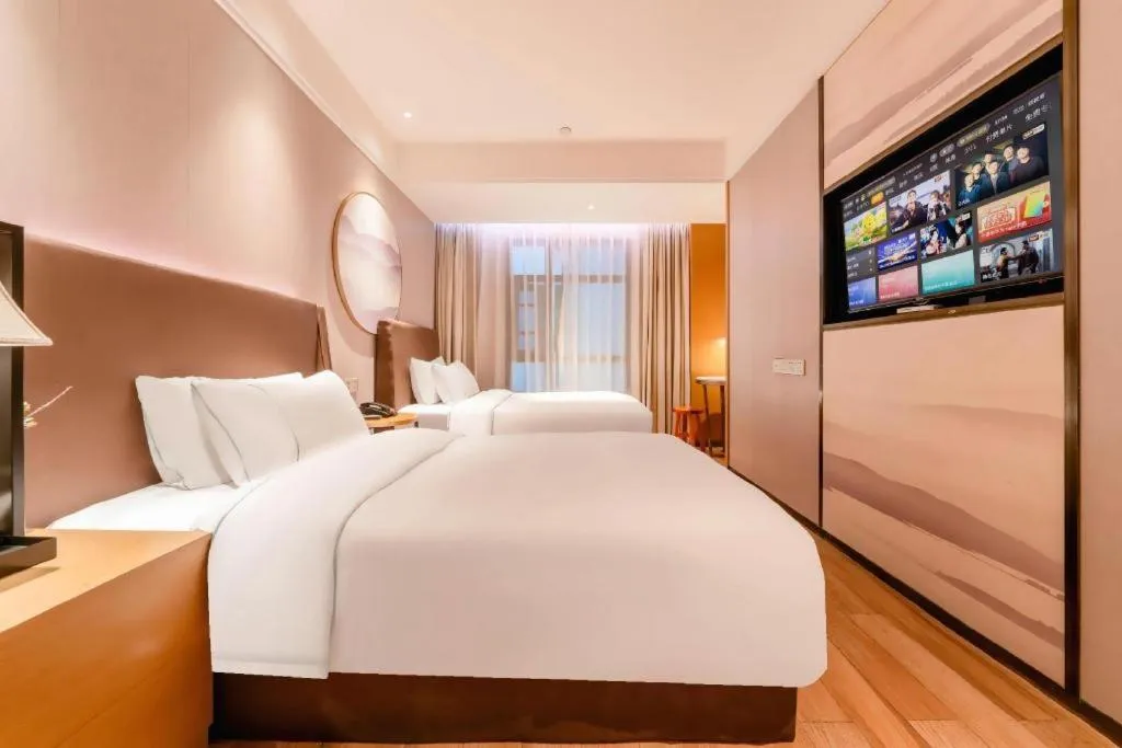 Bed in Echeng Hotel Xiamen Zhongshan Road