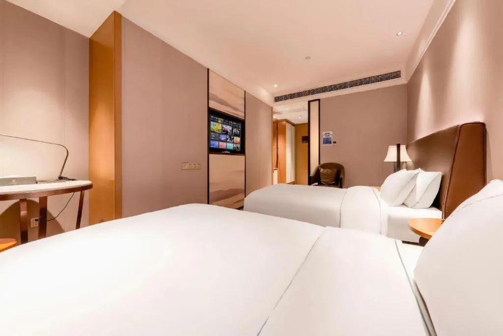 Bed in Echeng Hotel Xiamen Zhongshan Road