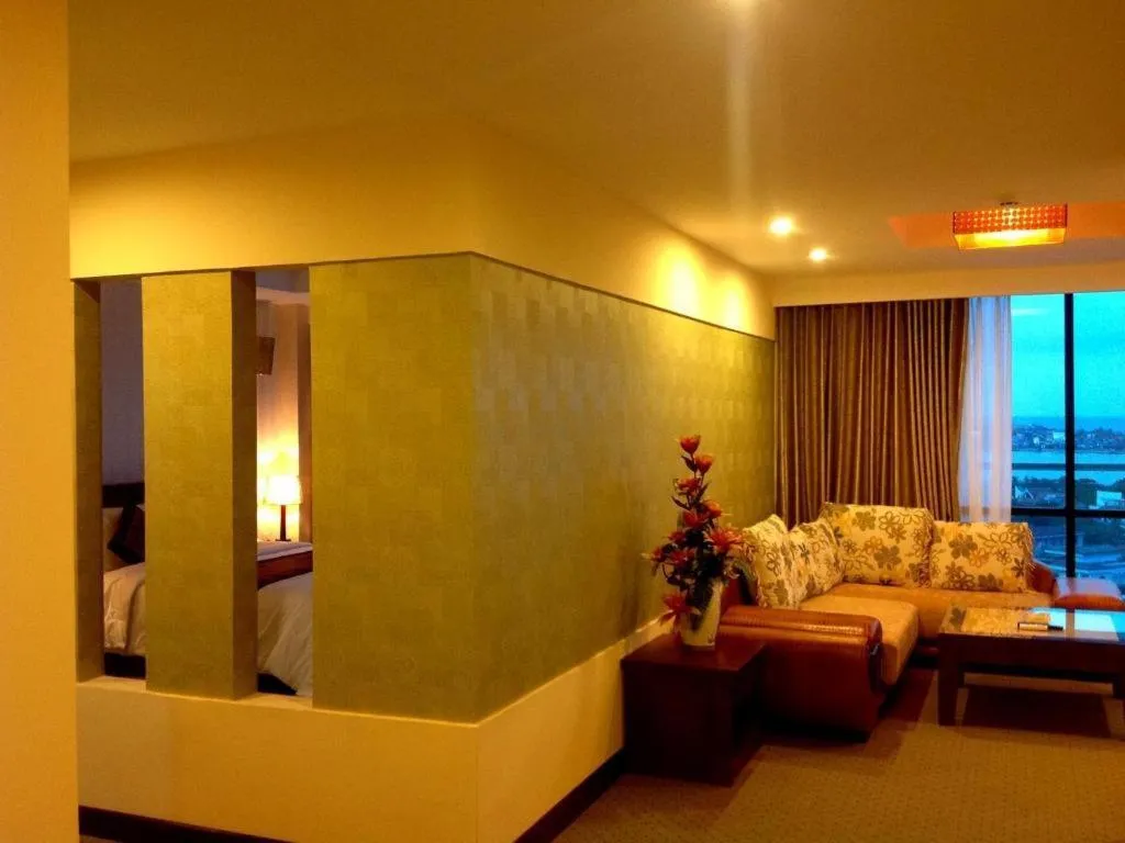 Bed in Tan Binh Hotel