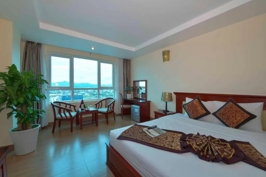 Bed in Tan Binh Hotel