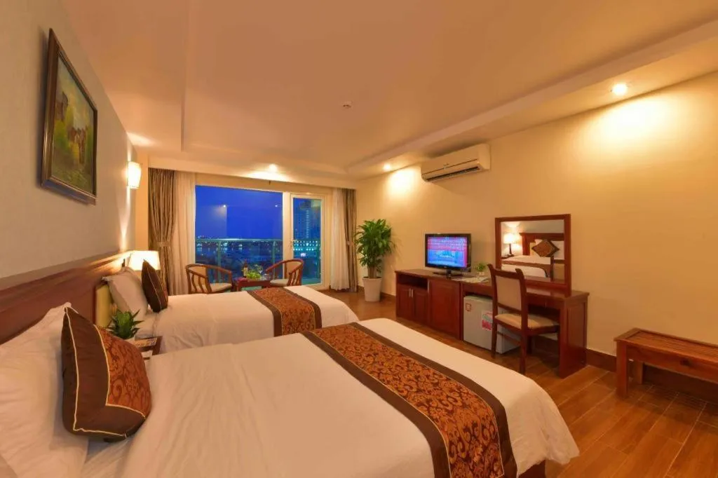 Bed in Tan Binh Hotel