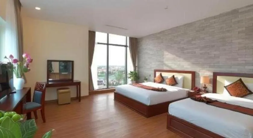 Bed in Tan Binh Hotel