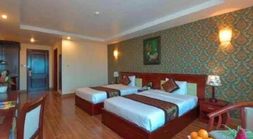 Bed in Tan Binh Hotel
