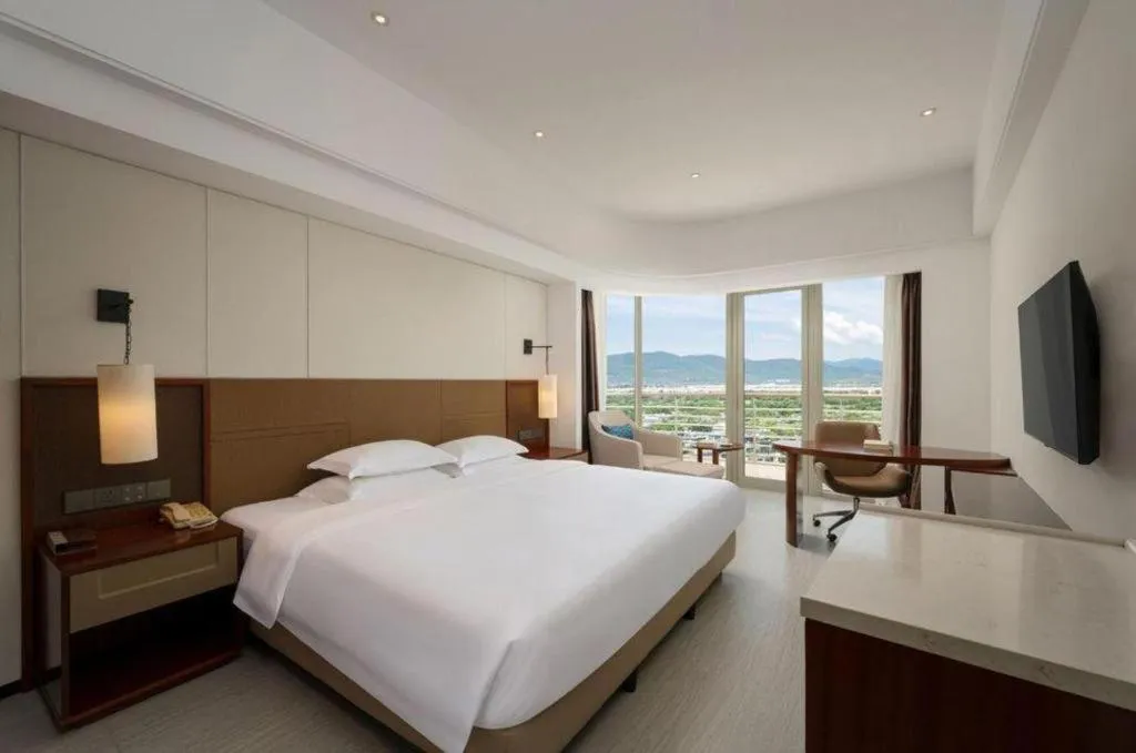 Bed in Grand Soluxe Hotel and Resort Sanya