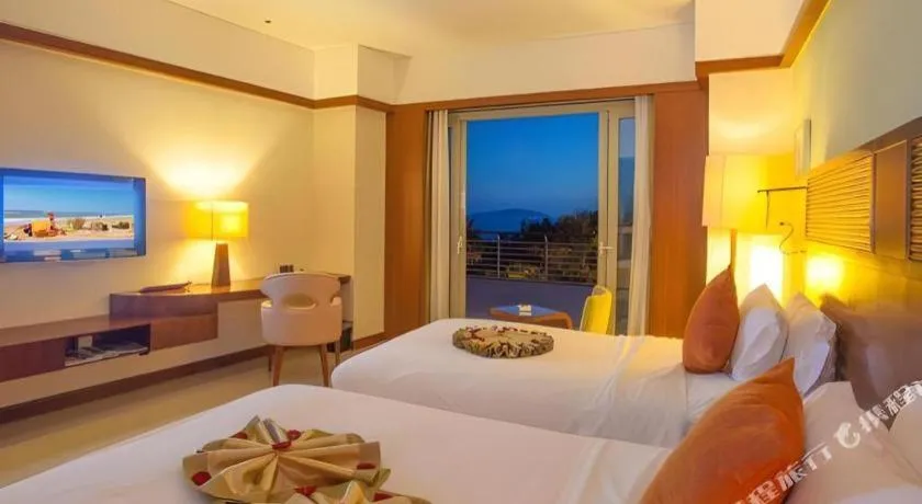 Bed in Grand Soluxe Hotel and Resort Sanya