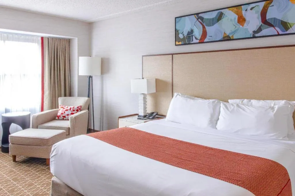 Bed in Par-A-Dice Hotel Casino