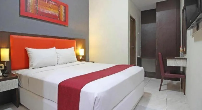 Bed in Sarila Hotel Solo