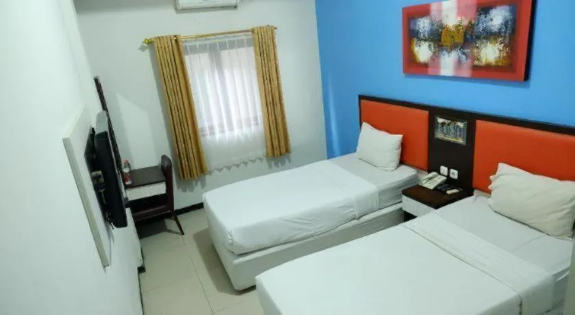 Bed in Sarila Hotel Solo