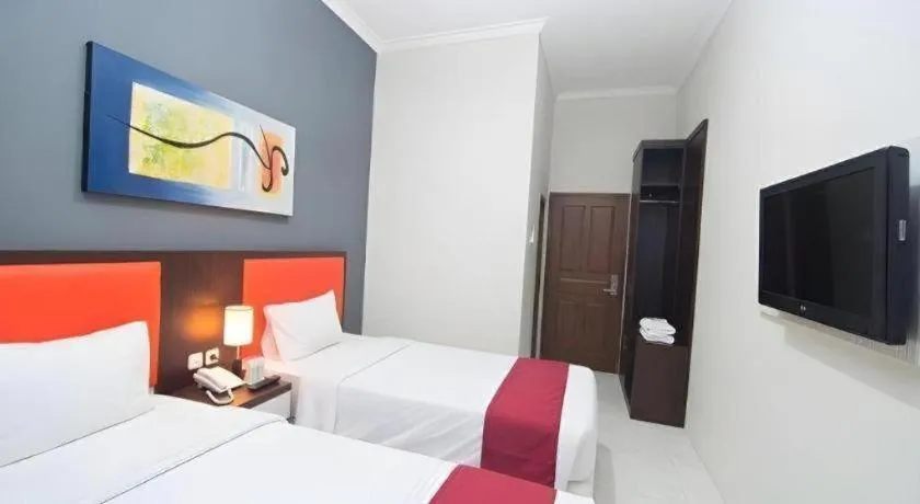 Bed in Sarila Hotel Solo