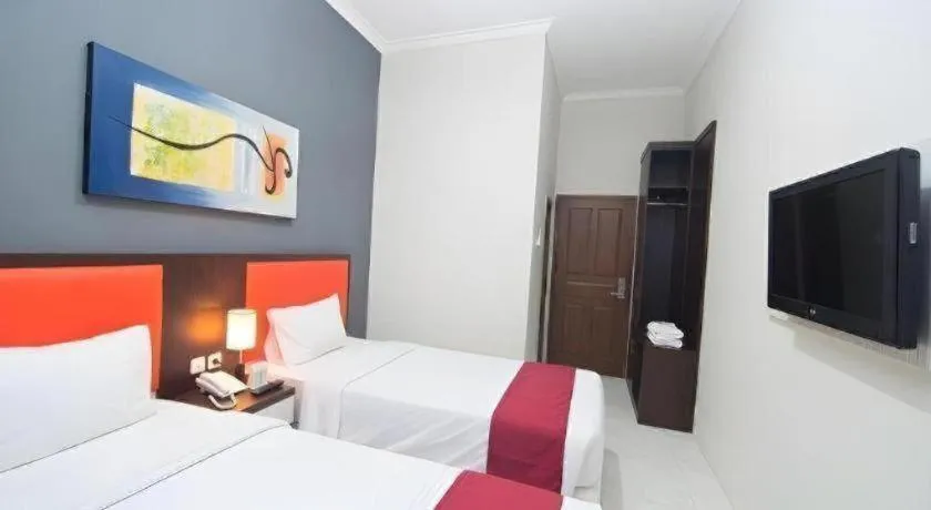 Bed in Sarila Hotel Solo