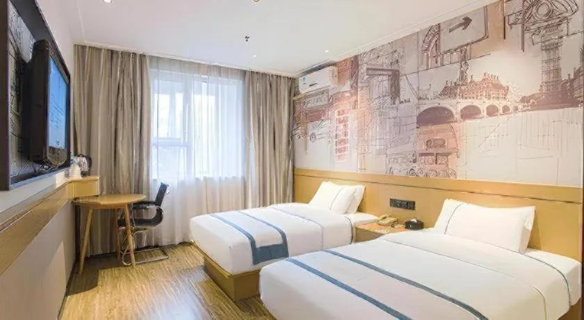 Bed in City Comfort Inn Nanning Beihu Road Metro Station