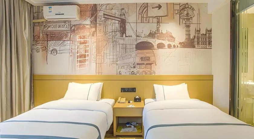 Bed in City Comfort Inn Nanning Beihu Road Metro Station