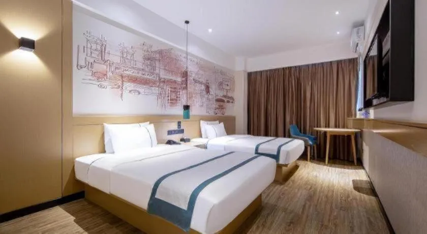 Bed in City Comfort Inn Nanning Beihu Road Metro Station