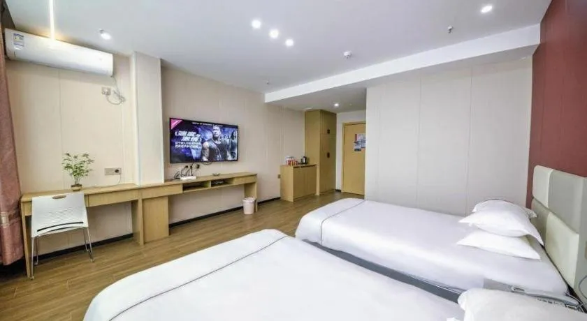 Bed in Yiwu Bairui Grand Hotel