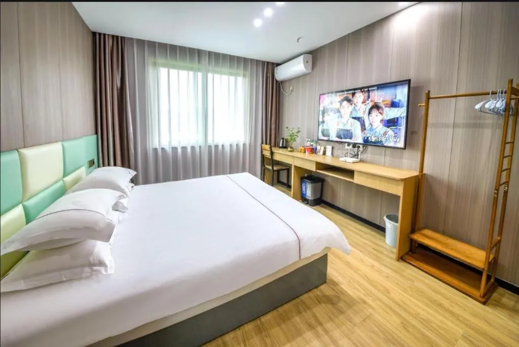 Bed in Yiwu Bairui Grand Hotel