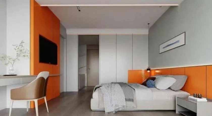 Bed in Yiwu Bairui Grand Hotel