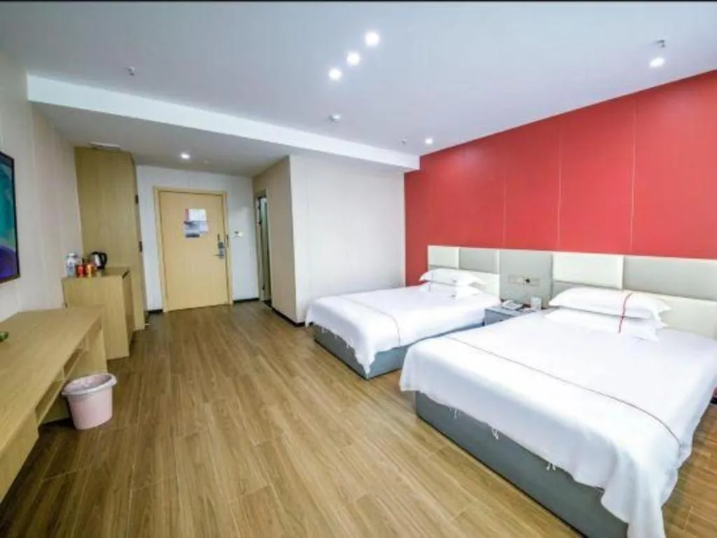 Bed in Yiwu Bairui Grand Hotel
