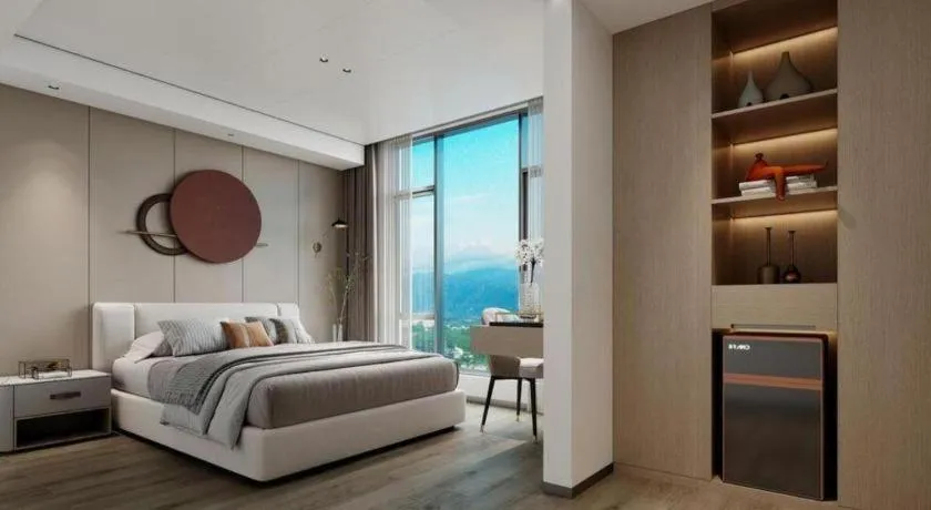 Bed in Yiwu Bairui Grand Hotel