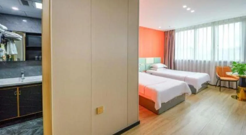 Bed in Yiwu Bairui Grand Hotel