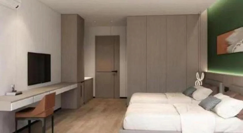 Bed in Yiwu Bairui Grand Hotel