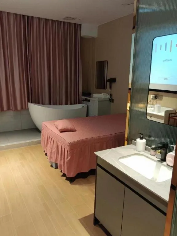 Bed in Yiwu Bairui Grand Hotel