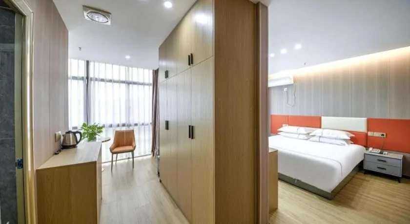 Bed in Yiwu Bairui Grand Hotel