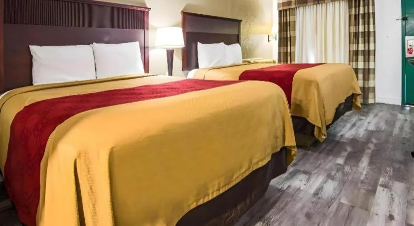 Bed in Econo Lodge Inn & Suites Macon North