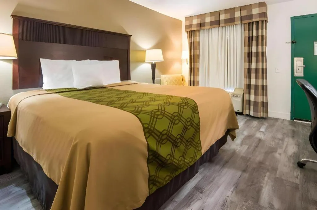 Bed in Econo Lodge Inn & Suites Macon North