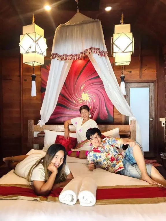 Bed in Chivaree Hotel and Resort