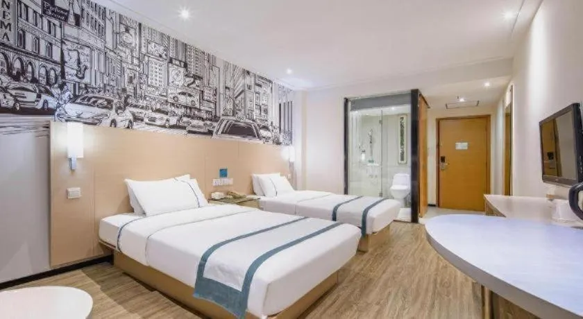 Bed in City Comfort Inn Nanning High-tech Park