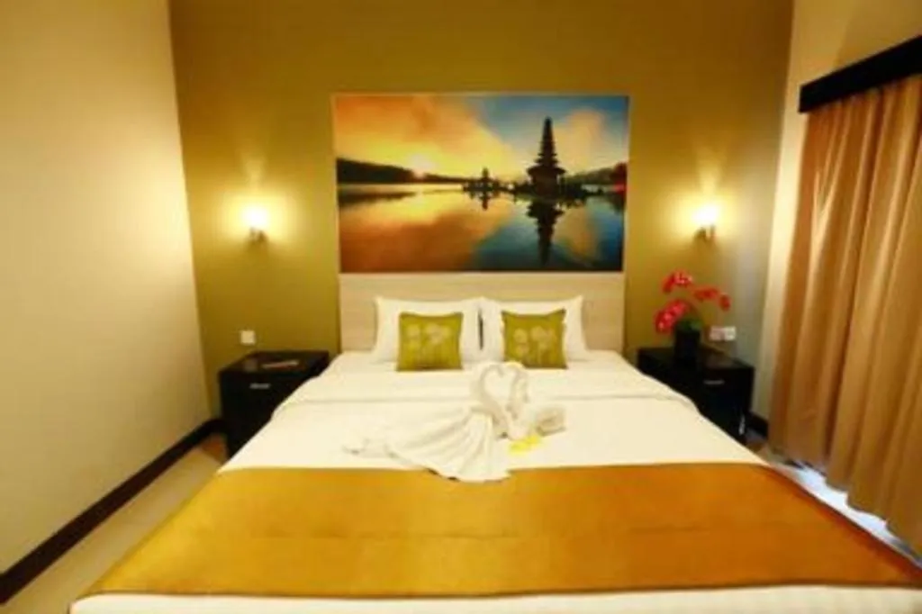 Bed in Asoka City Bali Hotel