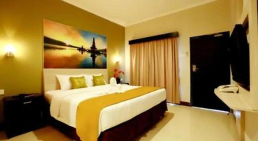 Bed in Asoka City Bali Hotel