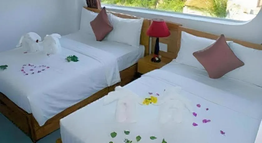 Bed in Damina boutique hotel