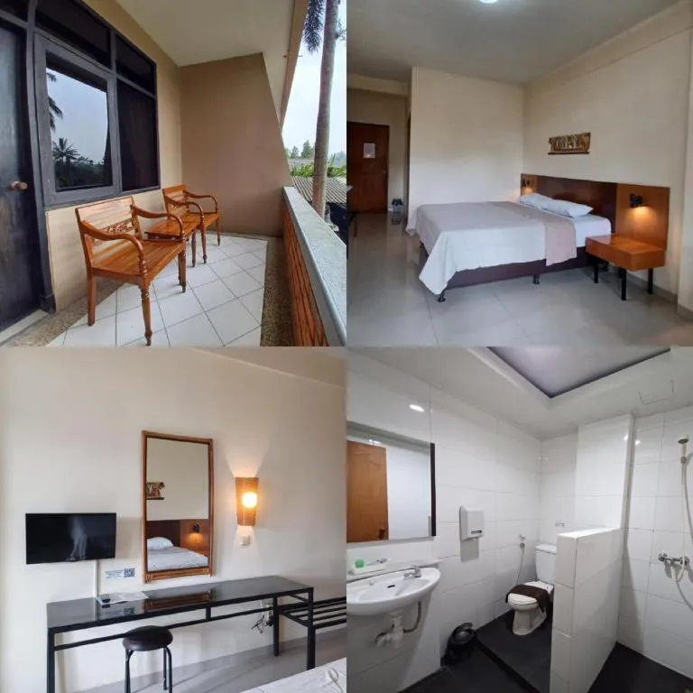 Bed in Augusta Hotel & Glamping Sukabumi