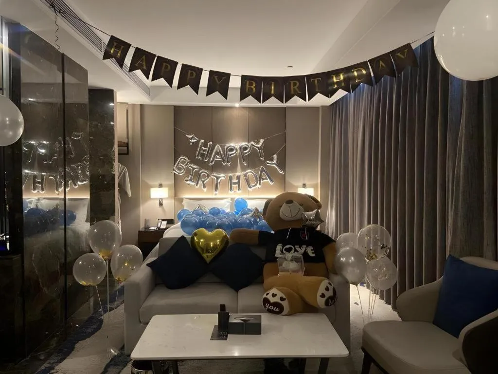 Bed in Zhonghao Boutique Hotel Dalang Business Center