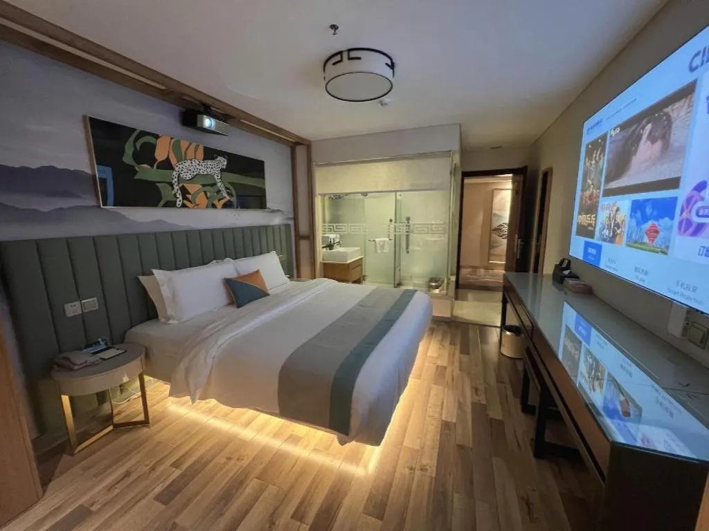 Bed in Beijing Inner Mongolia Hotel Chaoyang